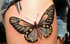 Tatuaje cu fluturi Semnificația tatuajelor cu fluturi printre popoarele antice